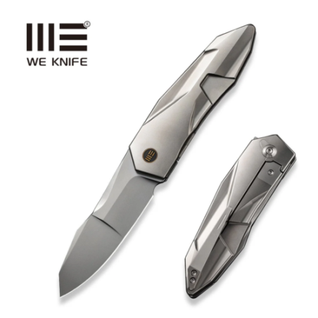 WE KNIFE Solid Flipper Titanium Handle