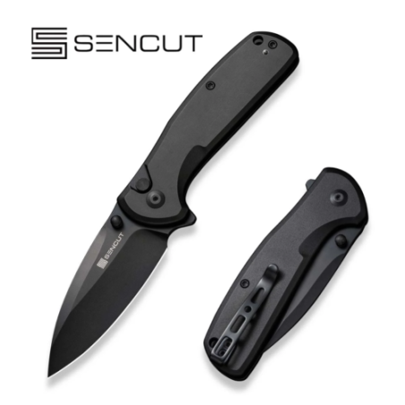 SENCUT ArcBlast Flipper & Button Lock & Thumb Stud BL