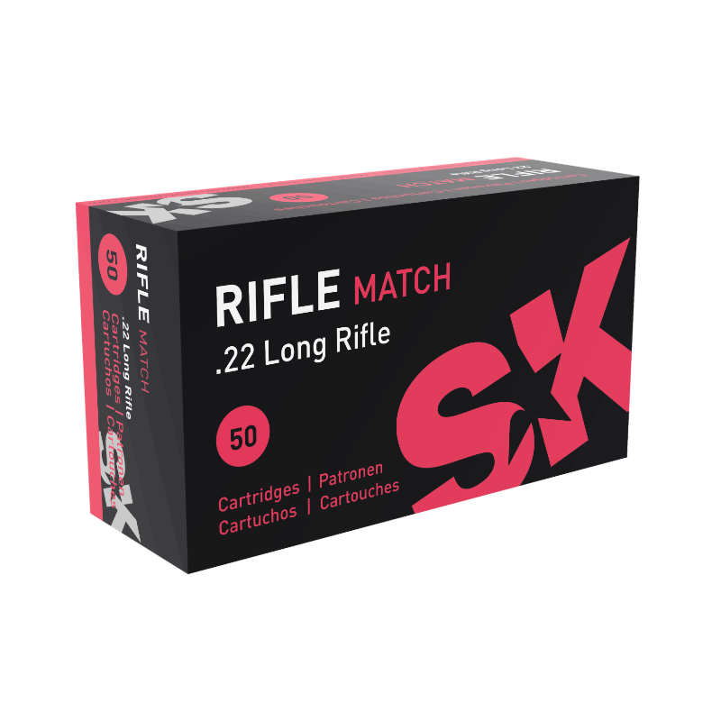 SK Rifle Match .22 LR Ammunition