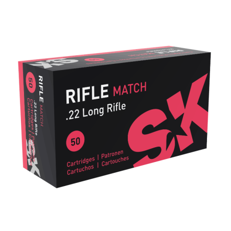 Šoviniai SK Rifle Match .22 LR | Shot’n’Win – Ginklas.lt