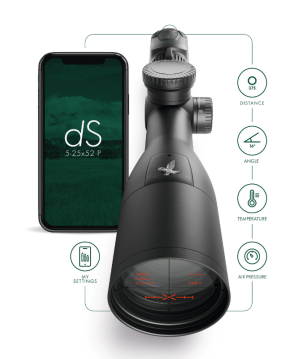 Swarovski dS Gen III 4-24x50 P – smart rifle scope | Ginklas.lt